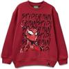 United Colors of Benetton Maglia G/C M/L 3EB5C10RM Felpa con Cappuccio, Rosso, 130 cm Bambino