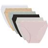 DIM Slip da donna Set di 6 | Les Pockets Cotone Ecodim | Morbidezza e comfort | Cintura invisibile | Multicolore | Stile classico