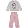 United Colors of Benetton Pig(Maglia+Pant) 3Y5E0P08U Set di Pigiama, Grigio, M Bambina