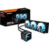 GIGABYTE EAGLE 360 Sistema di Raffreddamento a Liquido per CPU - 3x120mm Ventole ARGB, display LCD a colori, DAISY-CHAIN, Compatibile con Intel LGA 1851 e AMD AM5