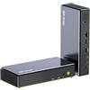 GMKtec Mini PC Intel Ultra 7 256V(8K/8T Fino a 4.8GHz) con 5G LAN|Alimentazione PD, K13 Micro PC con 16GB DDR5 8533 1TB PCIe 4.0 SSD, mini pc Gaming con scheda grafica Intel Arc 140V|USB 4.0 * 2