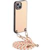 GoodcAcy Cover con Cordino per Realme 12 Pro Plus,Antiurto Tracolla Custodia,TPU+PC Bumper Antigraffio,Silicone Bumper Protettivo Case,Cordino per Telefono rimovibile Tracolla,Rosa