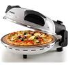 Ariete 918 Forno Pizza - Pizza in 4 minuti - Piastra in pietra refrattaria con trattamento antiaderente - Temperatura max 400° - 1200 Watt - Timer 30' - Bianco