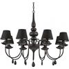 Ideal Lux BLANCHE SP8 NERO Mod. 111896 Lampada A Sospensione 8 Luci