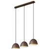 Ideal Lux FOLK SP3 COFFEE Mod. 174235 Lampada A Sospensione 3 Luci