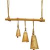 Senza marchio Set di 3 campane mucca gigante Harmony campanelle natalizie vintage fatte a m...