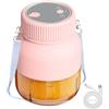 Fmzrbnih Macchina Per Succo - Bicchiere Spremiagrumi 800 Ml, Frullatore Di Succo Portatile | Estrattore Di Succo Macchina Del Succo Ricaricabile, Spremiagrumi Di Verdure Senza Fili Forte Per Viaggi In