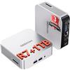 MINI PC A6 AMD RYZEN 7 6800H 16GB DDR5 RAM 1TB SSD PER AZIENDE COMPATTO E POTENT