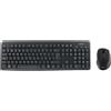 Nilox Tech Set tastiera e mouse wireless Nilox Tech 2,4 Ghz layout italiano 1000 DPI colore nero - NXKMWI0002 - F09642