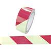 Cartelli Segnalatori Nastro fotoluminescente adesivo - 4 cm x 10 m - giallo/strisce rosse - G02570