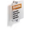Durable Targa per porte/pareti crystal sign 148x148mm durable - Z03472