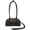 LIEBESKIND BERLIN Pelle borsa a tracolla Capri Satchel Deep Soil marrone scuro