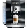 JURA Z10 Diamond Black Macchina da caffè espresso COMPLETAMENTE AUTOMATICA, colore Diamond Black, 51 Bevande, anche con latte, Sweet Foam, Cold Brew, Light Brew