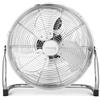 H.Koenig JOE30 Ventilatore da pavimento IN METALLO CROMATO, diametro 40 cm, BASSA RUMOROSITÀ
