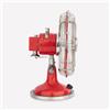 H.Koenig JOE50 ROSSO Ventilatore, ALTISSIMA QUALITÀ, completamente in METALLO, colore ROSSO, BASSA RUMOROSITÀ, diametro 25 cm