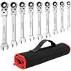 HYCHIKA BETTER TOOLS FOR BETTER LIFE HYCHIKA Chiavi a Cricchetto 9Pcs con Custodia Portatile