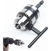 Trurovem Mandrino autoserrante 3/8 24UNF per punte da trapano da 0,5 mm a 10 mm e adattatore per asta esagonale da 1/4 per esigenze di attacco trapano