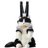 Chongker Zaino realistico in peluche a forma di gatto, carino e morbido zaino a forma di gatto con spalline rimovibili, spazio sufficiente per chiavi, portafoglio e cosmetici, regalo per ragazze, Gatto nero
