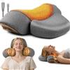 bergxperten Elitary Reset - Cuscino massaggiante cervicale 3 in 1 | 4 zone vibranti, angolo fisioterapico 26 gradi, cavo USB anti-surriscaldamento, autospegnimento 15 min