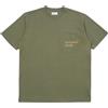 Universal Works T-shirt Print Pocket Uomo Olive