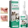 MQUGEE Pulizia Orecchie Cane e Pulizia Orecchie Gatto, Gocce per Acari dell Orecchio, con Aloe Vera, Rimuove Cerume, Allevia Il Prurito e Neutralizza i Cattivi Odori, 20 ml