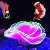 Besimple Acquario Corallo Ornamento Effetto Luminoso Corallo Decorazione in Resina Serbatoio di Pesce Decorazione Piante per Acquario Paesaggio