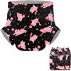 CutiePlusU Pannolini monouso per adulti, 2 pezzi, slip per incontinenza con linguette per uomo e donna, elevata capacità di assorbimento, ideali per la notte - Gattino (Taglia M 28-38)