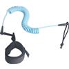ECMQS corda da surf intrecciata, cordino alla caviglia in TPU | Cinturino alla caviglia con design elasticizzato per surf, sport acquatici, spiaggia e gite in tavola