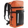 LeeQinersw Zaino Impermeabile Outdoor Stagno Trekking Subacqueo Borsa Tenuta Stagna PVC con Spallacci Ergonomici E Pannello Posteriore, Arancione, Arancione E Nero, 30L