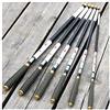 Componenti Canna da pesca ad alto tenore di carbonio 3.6 4.5 7.2 Metri flusso mano Pole Carbon Fiber Casting telescopica for la pesca canne Pesce Tackle(WHITE,2.7 m)