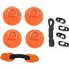 IOPKLYTF Set di Elastici con Toppa ad Anello a D da 8 cm