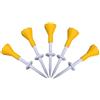 Gissroys 5 palle da golf Step Down in plastica, altezza regolabile, ricambio per allenamento, regalo portatile