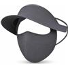 Hellery Coprivolto Antivolo con Filtro per Intero in Tessuto Morbido con Visiera Incorporata Chiusura a Ganci per Orecchie Adatto per Escursioni E Sport Esterni, style to 3
