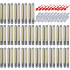 Generic Bastoncini luminosi da pesca - Bastoncini luminosi con punta per canna | Bastone luminoso fluorescente per pesca notturna - Attrezzatura terminale galleggiante, accessori galleggianti da pesca che si