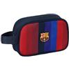 Safta - Beauty case da 22 cm FC Barcelona 1ª equipaggiamento 26/27, organizer per la scuola con manico laterale, scomparto con cerniera, design blu navy con stemma FCB, rientro a scuola, misure 22 x 8