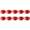 Jayruit 10 tappi superiori per cuffie da bicicletta, 28,6 mm, in lega di alluminio, per forcella MTB e bici da strada, nero, oro, rosso, blu