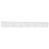 WRITWAA Scatola Pinna per Windsurf, Windsurfing Single Fin Box, Adattatore Box Pinna, PVC Bianco, Slot 10,5 Pollici, per Surfboard, Fissaggio Stabile per Spiaggia e Ambiente Marino