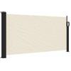 KGFHERENB Tenda da sole laterale, estensibile, color crema, 100 x 500 cm, protezione dagli sguardi indiscreti, per balconi e giardini, paravento e terrazza, divisorio estensibile, per esterni