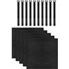 Generic Cuscinetti per scala per letto a castello - Set di 5 pezzi antiscivolo 25 x 25 cm, protezioni in schiuma EVA, coprigradini con cinghie regolabili | comoda presa per camera da letto