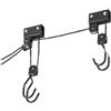 ProPlus Supporto da Soffitto per Bicicletta e Kayak Portata 57 kg, Elevatore a Carrucola Salvaspazio per Box Auto e Garage, Sollevatore per Scala e Box Tetto Fino a 4 m di Altezza