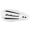 POLISPORT 8308500012 - Paramani BULLIT 1 punto di fissaggio MX-Style in plastica con kit di montaggio incluso compatible con motocicletas Suzuki, Kawasaki, Yamaha en color bianco