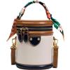 LearnLyrics Tote Borse Ladies - Borse per borse con coulisse, cubi in PU | Portatori di spalle femminili eleganti con più scomparti, borsa impermeabile con toppa colorata, borsa