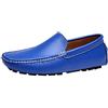 Jamron Uomo Ecopelle Elegante Fibbia Mocassino Pantofole Penny Loafers