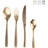 Galileo Casa 5912881 Set Posate In Acciaio Inox Finitura Oro Satinato, 24 Pezzi