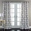 Lush Decor Elephant Parade - Tenda a Pannello per Finestra, 213 x 132 cm, Colore: Grigio