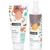 Suavinex, Set cosmetico per bambini e bambine da 3 a 10 anni, uso | Spray districante 250 ml + gel shampoo 200 ml, fragranza smoothie, 95% ingredienti di origine naturale