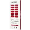 ANNY Strisce per unghie in gel UV, da incollare, rosso opaco | Durevoli e senza scheggiature, facili da usare