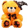 COSORO 23cm Orsacchiotto Peluche Teddy Bear Halloween,Morbido Orso Peluche Arancione Orsetto Piccolo,Carino Stuffed Animali Peluches Bambola Giocattoli Bambini Compleanno e Halloween