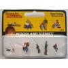 Woodland Scenics A1878 pescatore pescatore pescatore pesca figure H0 HO 1:87 Gone Fishing