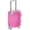 SZLIFE Mini Valigia da Viaggio per Bambole, bomboniere, Custodia Multiuso per Gioielli, per Bambini, Valigia Trolley in Miniatura, Rosa Rossa